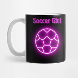 Soccer Girl Artwork Mug